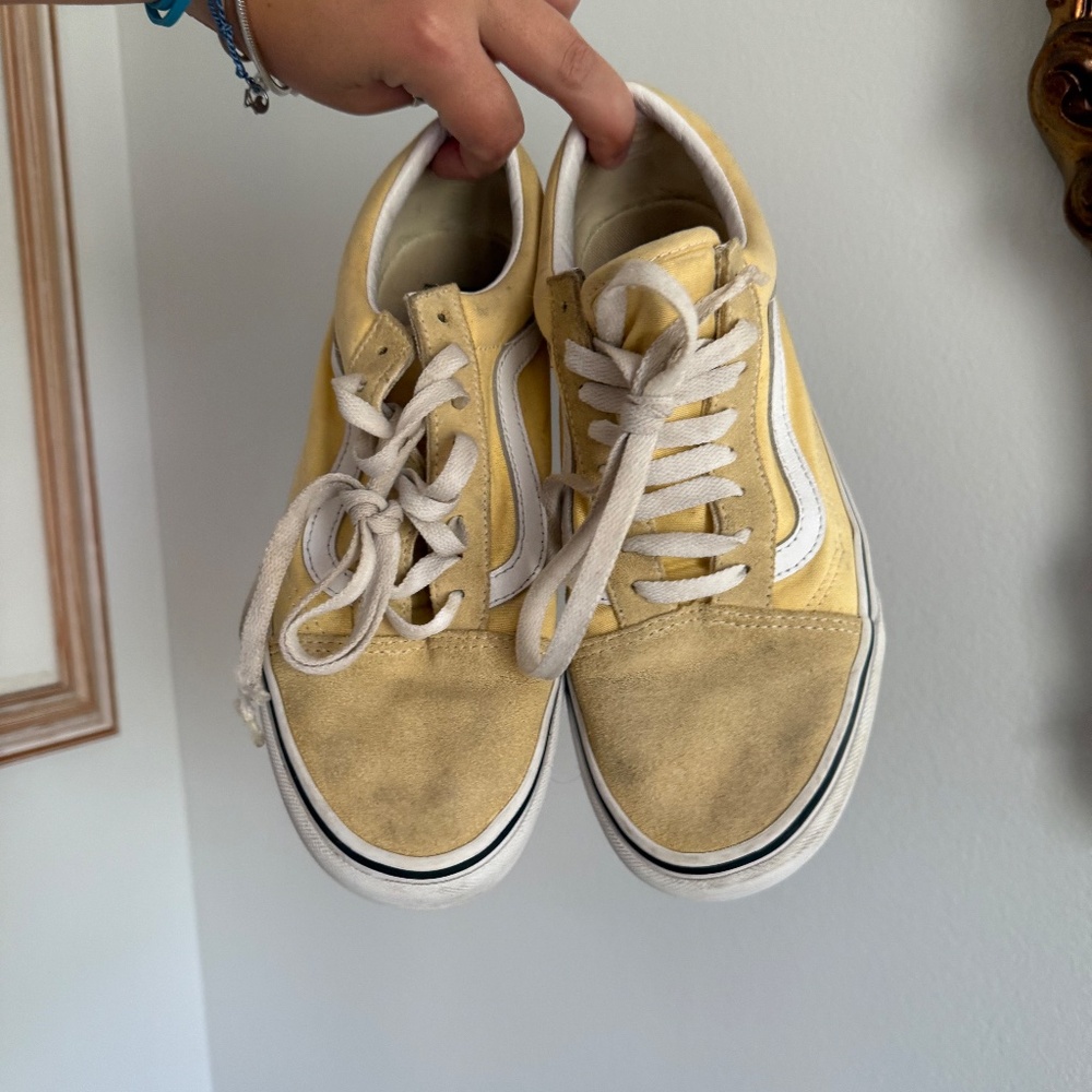Yellow Vans Women's size 9 - Picture 4 of 10